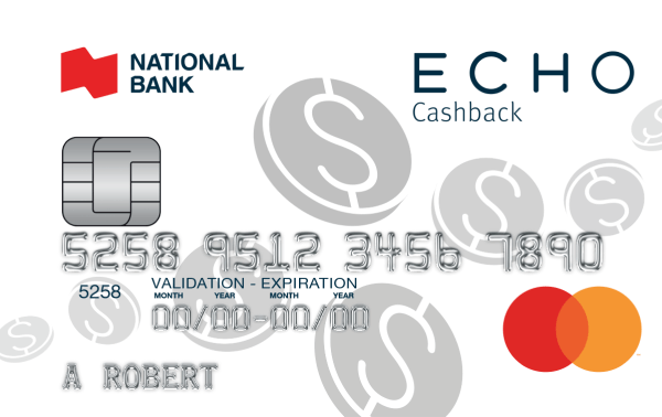 National Bank ECHO Cashback Mastercard